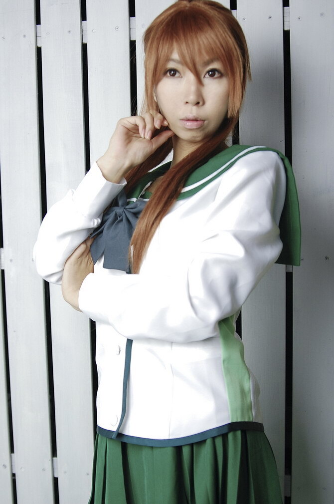 [Cosplay] 2013.04.09  Big boobs Saya Takagi 性感制服诱惑